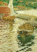 Anders Zorn ovan dalaro brygga Spain oil painting artist